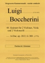 44. Quintett fr 2 Violinen, Viola und 2 Violoncelli, A-Dur, op. 28/2' G 308