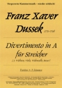Divertimento in A fr Streicher, A-Dur