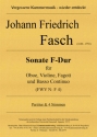 Sonate F-Dur fr Oboe, Violine, Fagott und Basso Continuo (FWV N: F 4)
