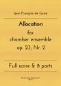 Allocation for chamber ensemble op. 23, Nr. 2