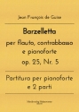 Barzelletta per flauto, contrabbasso e pianoforte op. 25, Nr. 5
