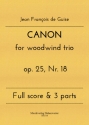 CANON for woodwind trio