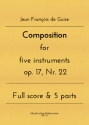 Composition for five instruments op. 17, Nr. 22