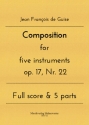 Composition for five instruments op. 17, Nr. 22