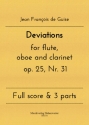 Deviations for flute, oboe and clarinet op. 25, Nr. 31