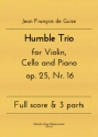 Humble Trio op. 25, Nr. 16 for violin, Cello and Piano