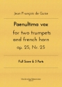 Paenultima vox op. 25, Nr. 25