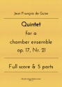 Quintet for a chamber ensemble op. 17, Nr. 21