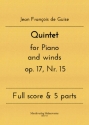 Quintet op. 17, Nr. 15 for piano and winds