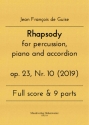 Rhapsody for percussion, piano and accordion op. 23, Nr. 10