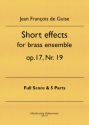 Short effects for brass ensemble op.17, Nr. 19