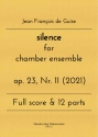 silence for  chamber ensemble op. 23, Nr. 11