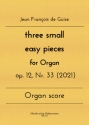 three small easy pieces for organ