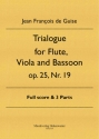 Trialogue for Flute, Viola and Bassoon op. 25 Nr. 19