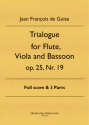 Trialogue for Flute, Viola and Bassoon op. 25 Nr. 19