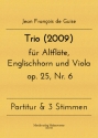 Trio (2009) fr Altflte, Englischhorn und Viola op. 25, Nr. 6