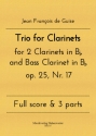 Trio for Clarinets