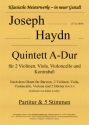 Quintett fr 2 Violinen, Viola, Violoncello & Kontraba, A-Dur, Hob.:X: 6