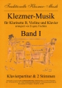 Klezmer Musik Band I fr Klarinette B, Violine und Klavier