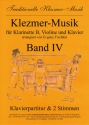 Klezmer Musik Band IV fr Klarinette B, Violine und Klavier