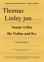 Sonate A-Dur für Violine und Basso continuo