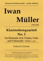 Klarinettenquartett No. 1, B-Dur