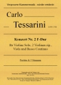 Konzert Nr. 2 F-Dur fr Violine Solo, 2 Violinen rip., Viola und Basso Continuo