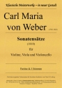 Sonatenstze fr Violine, Viola und Violoncello