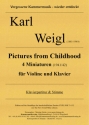 Pictures from Childhood - 4 Miniaturen fr Violine und Klavier
