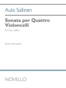Sonata Per Quattro Violoncelli Cello Quartet Set