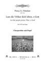 Lass die Vlker dich loben, o Gott - Let the people praise Thee, o God fr SATB und Orgel