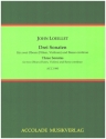 3 Sonaten fr 2 Oboen (Flten, Violinen) und Basso continuo Partitur und Stimmen