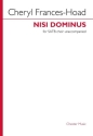 Nisi Dominus SATB Choral Score