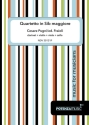 Quartetto in Sib maggiore for clarinet, violin, viola and violoncello score and parts