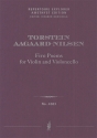 Five Poems for Violin and Violoncello (2 performance scores / first print) String Orchestra / String Chamber Music 2 performance scores