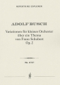 Variations for small orchestra on a theme by Franz Schubert Op. 2 (Editor Jrgen Schaarwchter / fir Orchestra