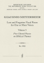 Lost and Forgotten Vocal Pieces for One or More Voices Volume 5: Five Choral Pieces on Biblical Them Vocal Music & Orchestra/Chamber Music Group/Keyboard Performance Score