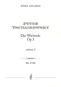 Der Woywode (full opera score in two volumes with Russian libretto) Opera