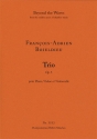 Trio for Piano, Violon and Violoncello Op. 5 (Piano performance score & parts) Strings with piano Piano Score & 2 string parts