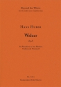 Waltz for Pianoforte for four hands, Violin and Violoncello Op. 27 (2 piano performance scores & 2 p Strings with piano Piano Performance Score (2 copies) & 2 string parts