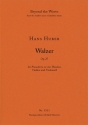 Waltz for Pianoforte for four hands, Violin and Violoncello Op. 27 (2 piano performance scores & 2 p Strings with piano Piano Performance Score (2 copies) & 2 string parts