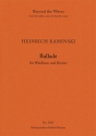 Ballade for French Horn and Piano (Piano performance score & part) Winds with piano Piano Performance Score & Solo French Horn