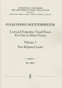 Lost and Forgotten Vocal Pieces for One or More Voices / Volume 7: Two Klopstock Lieder (first print Chamber Music with Piano|Choir/Voice & Instrument(s) Performance Score