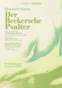 Der Beckersche Psalter fr 4 Stimmen ( Bfl, Violen da Gamba, andere Instrumente) Partitur und Stimmen