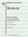 Des Knaben Wunderhorn Low/Orch Sc Scores