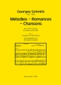 Mlodies  Romances  Chansons fr Gesang und Klavier, 1 (Ausgabe fr tiefe Stimme) Tiefe Singstimme und Klavier Partitur