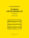 O Heiland, rei die Himmel auf (2017) -Partita fr Orgel- Orgel Partitur
