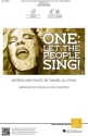 One: Let the People Sing SATB Chorpartitur