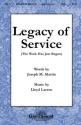 Legacy of Service SATB Chorpartitur