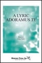 A Lyric Adoramus Te 2-Part Choir Chorpartitur